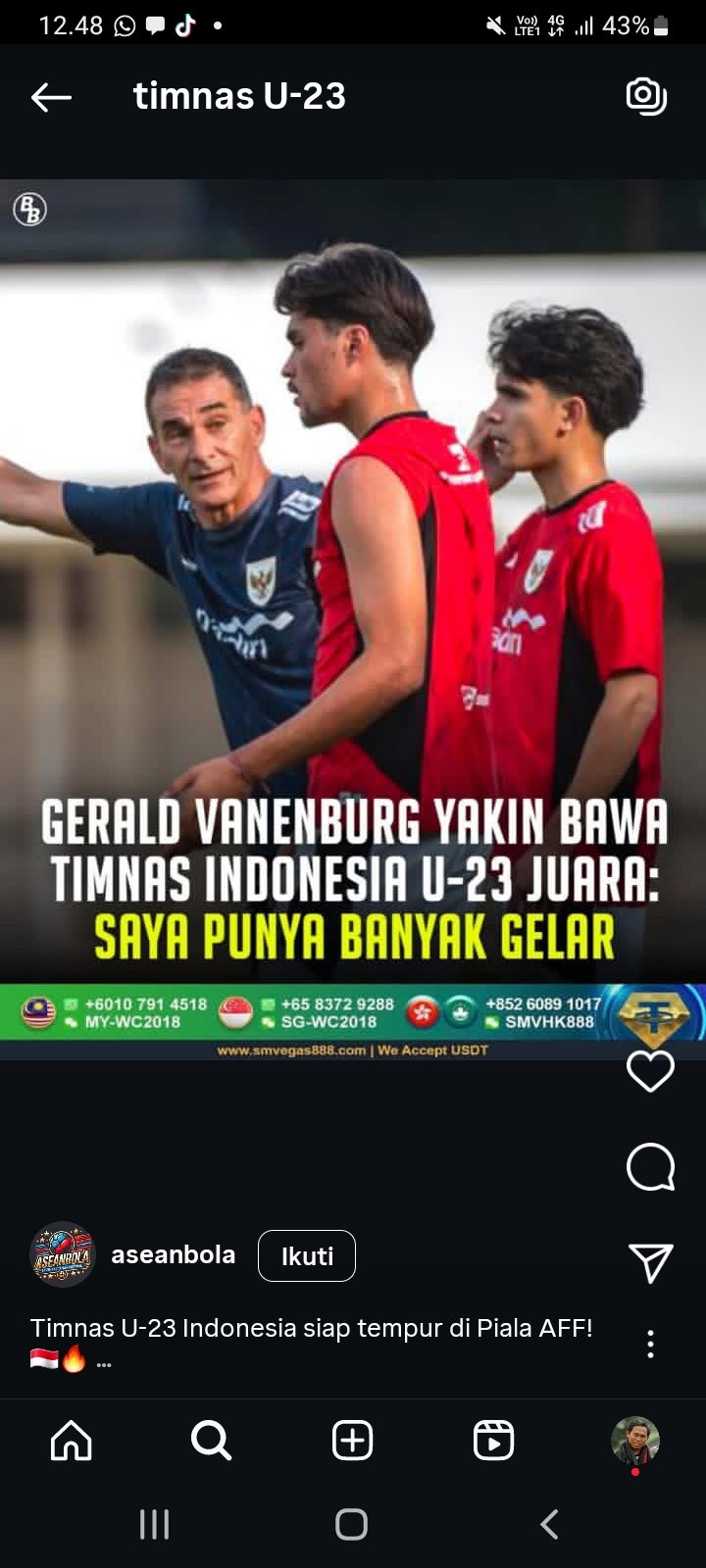 Manajer Zaki Targetkan Juara, Tim Gerald Vanenburg Diunggulkan di Piala AFF U-23: Kami Harus Tetap Waspada