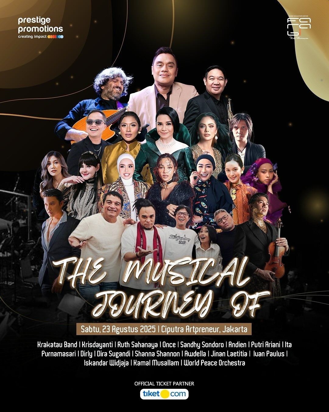 The Musical Journey Of: Rayakan 40 Tahun Karir Dwiki Dharmawan Bakal Digelar 23 Agustus 2025, Menghadirkan 17 Musisi, Ini Daftarnya!