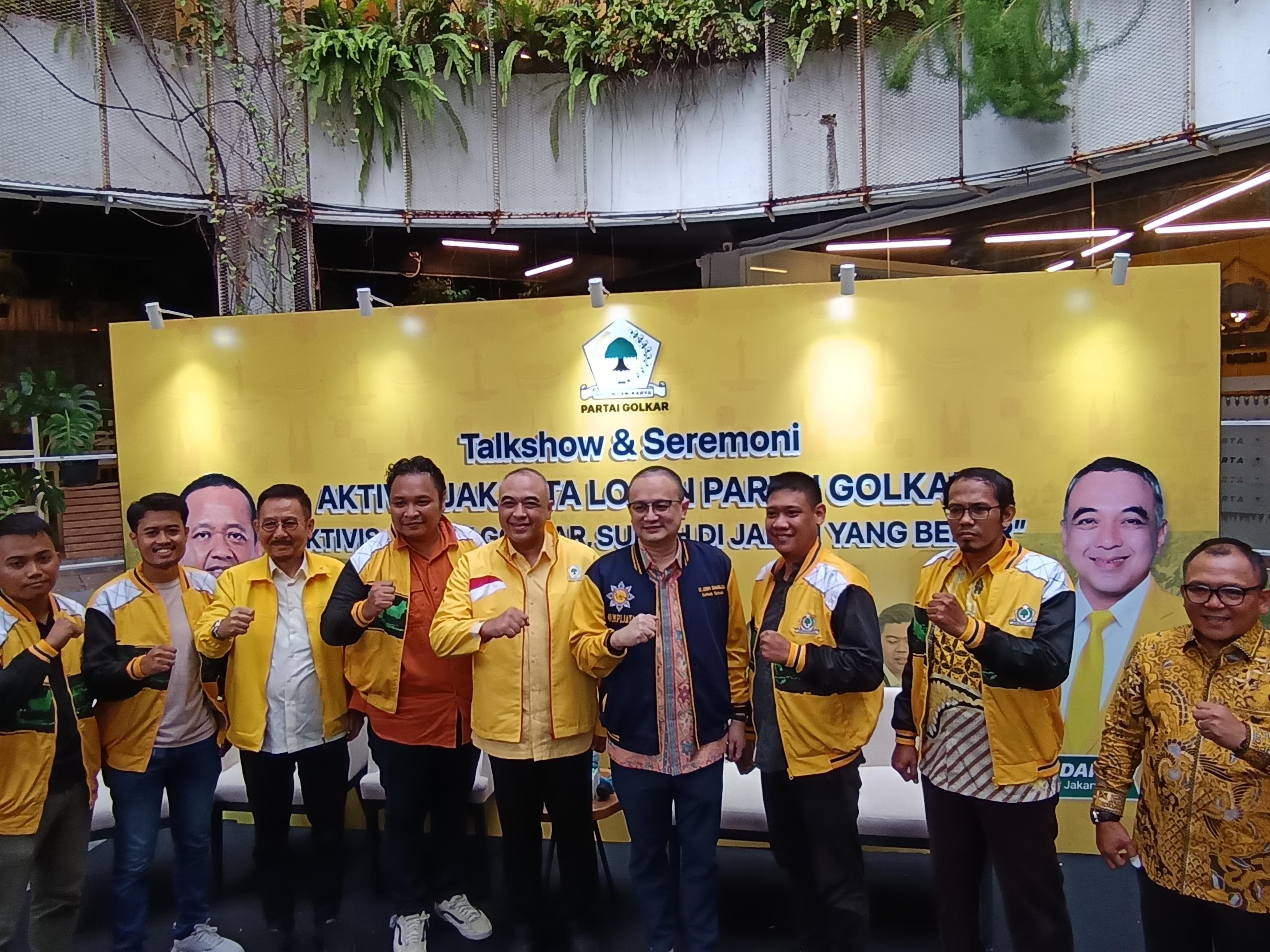 Sambut Hangat Aktivis Jadi Kader Baru, DPD Golkar DKI Gelar Talkshow dan Seremoni Aktivis Log In Partai Golkar