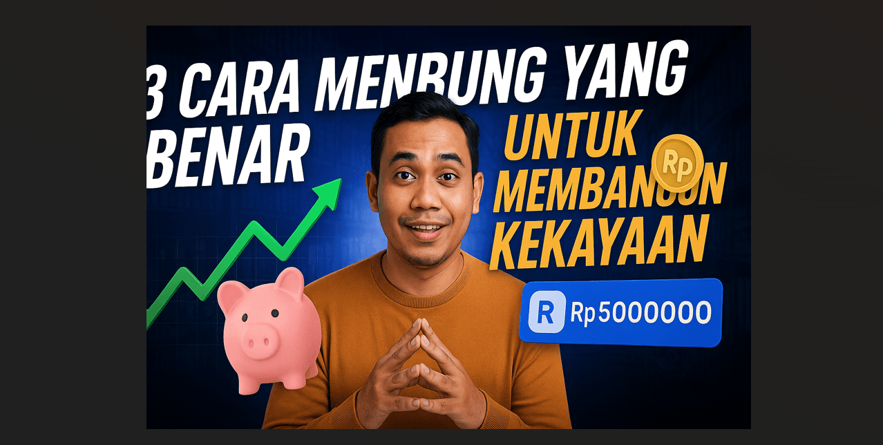 Cara Menabung yang Benar Agar Bisa Tumbuh Menjadi Kekayaan dan Tidak Menyesal di Usia 40 Tahunan