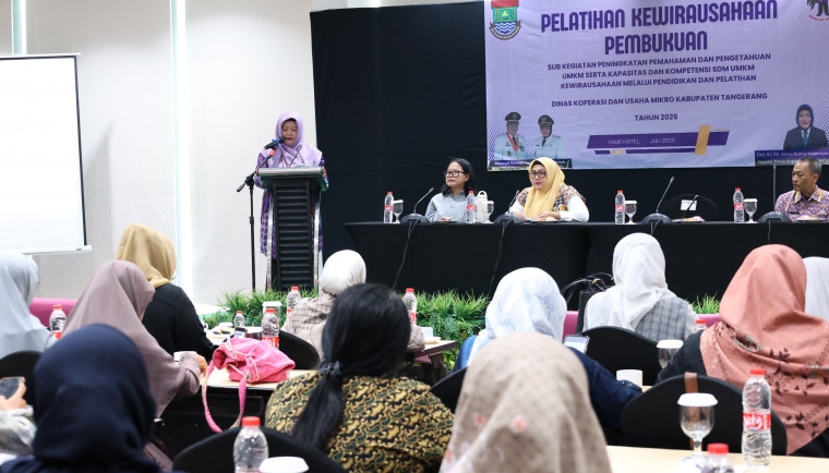Dorong UMKM Naik Kelas, Pemkab Tangerang Gelar Pelatihan Pembukuan Usaha Mikro, Dibuka Oleh Wabup Intan Nurul Hikmah