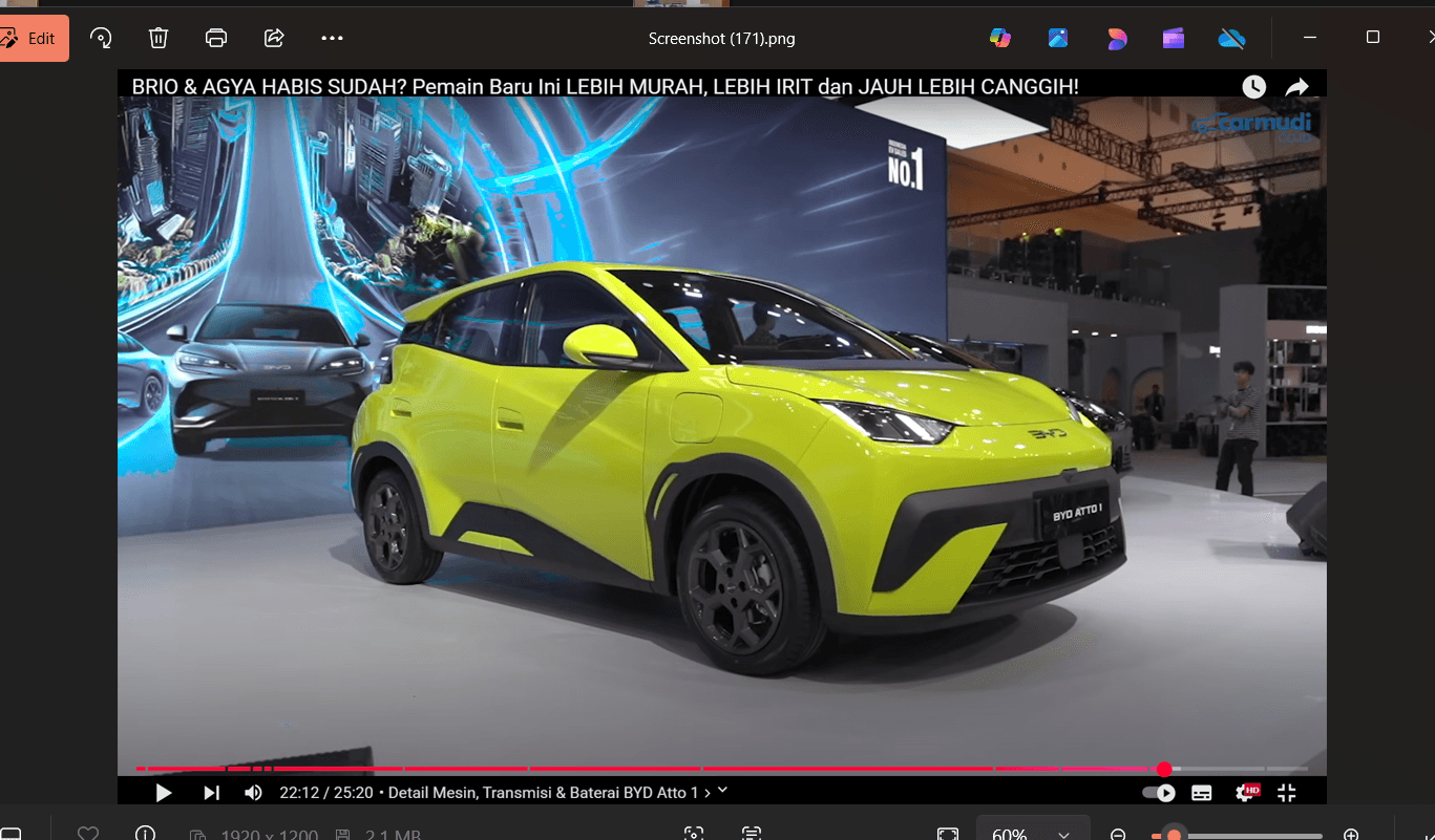 LCGC Minggir Dulu! BYD Atto 1 Meluncur Dengan Harga Gak Sampe 200 Jutaan, Tapi Punya Desain Futuristik dan Fitur Canggih yang Modern