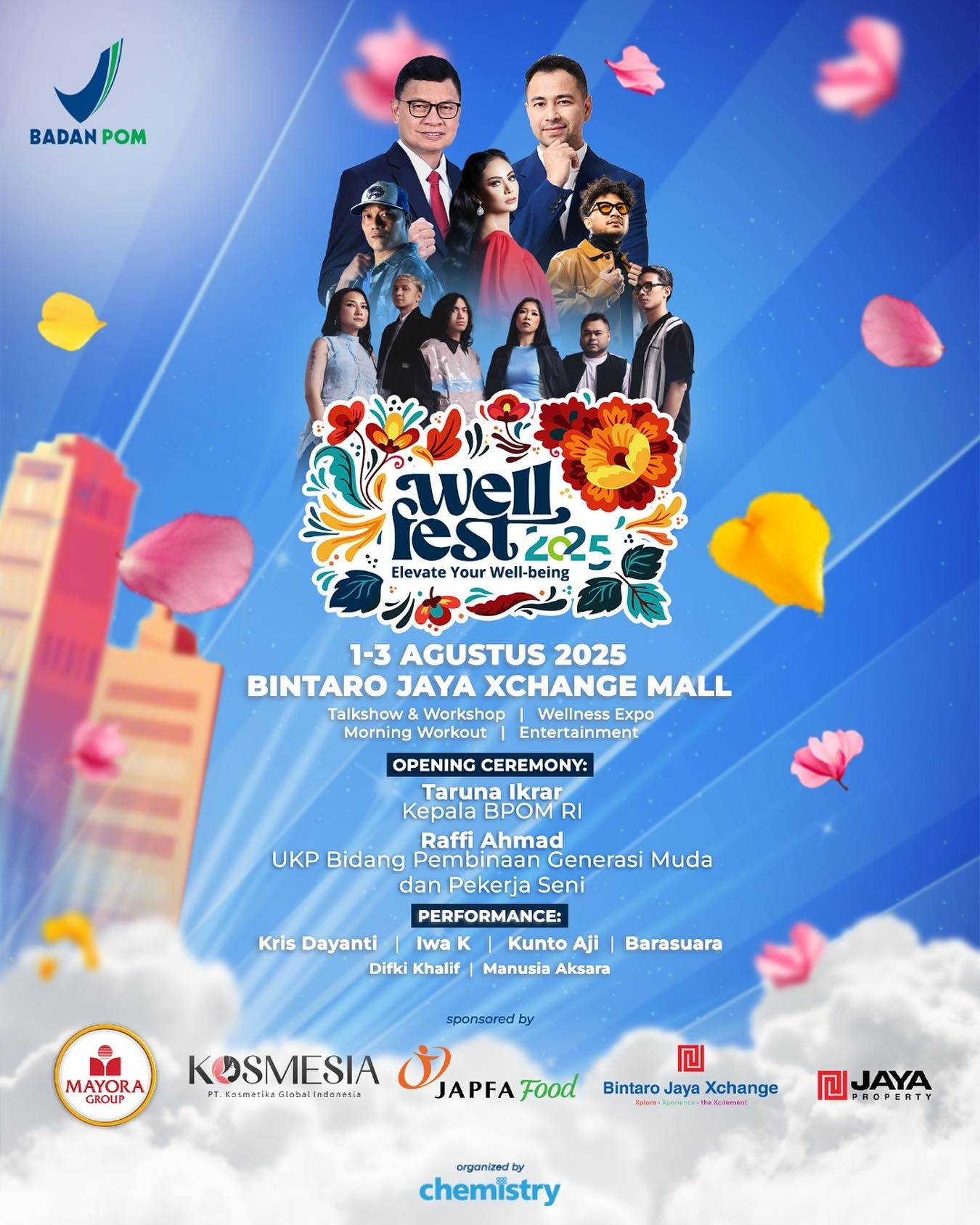 Jangan Lupa, Konser Gratis di Bintaro Xchange Dimulai Hari Ini! Ada Barasuara, Kris Dayanti, Iwa K, hingga Kunto Aji, Meriahkan Well Fest 2025