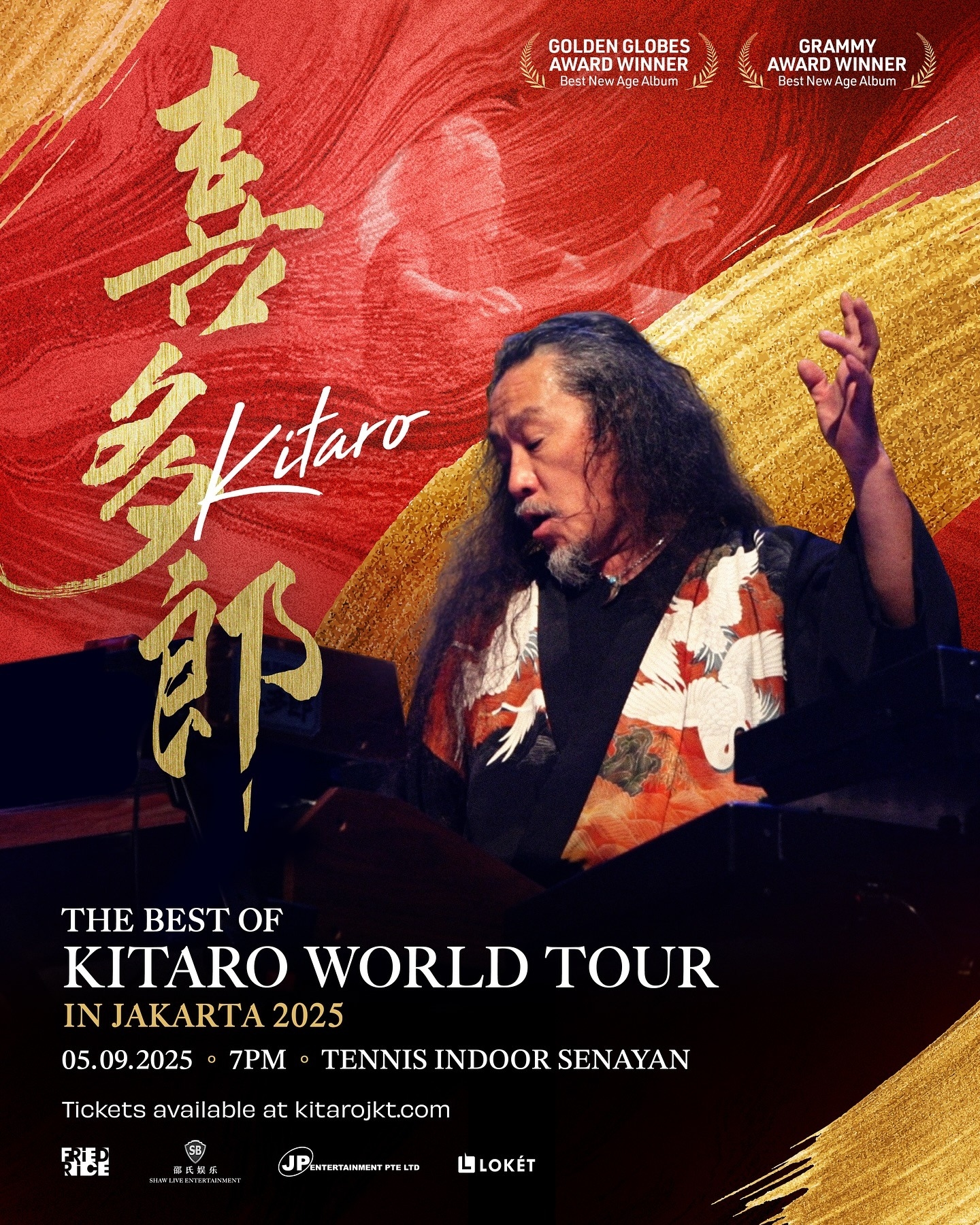 Musisi Legendaris Jepang Kitaro Bakal Konser di Jakarta pada September 2025, Simak Harga Tiket dan Lokasinya di Sini!