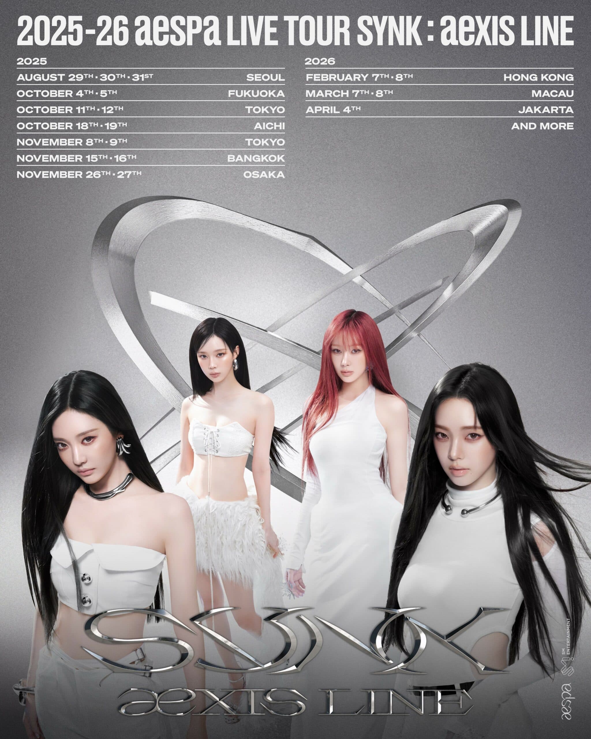 K-pop aespa Bakal Gelar Tour Dunia 2025-2026 di 10 Kota Asia, Cek Jadwal Tampil di Jakarta