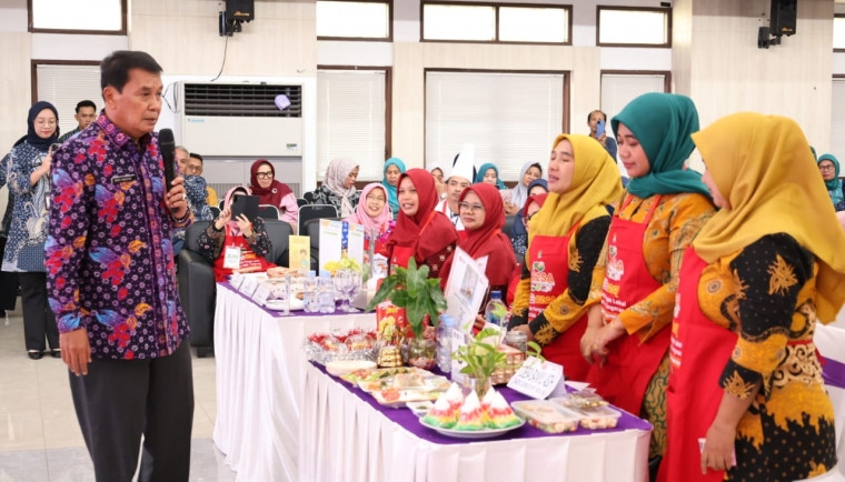 Buka Lomba Cipta Menu B2SA 2025 Berbasis Pangan Lokal, Bupati Tangerang Dorong Ibu-ibu PKK Lakukan Inovasi Bidang Makanan Sehat