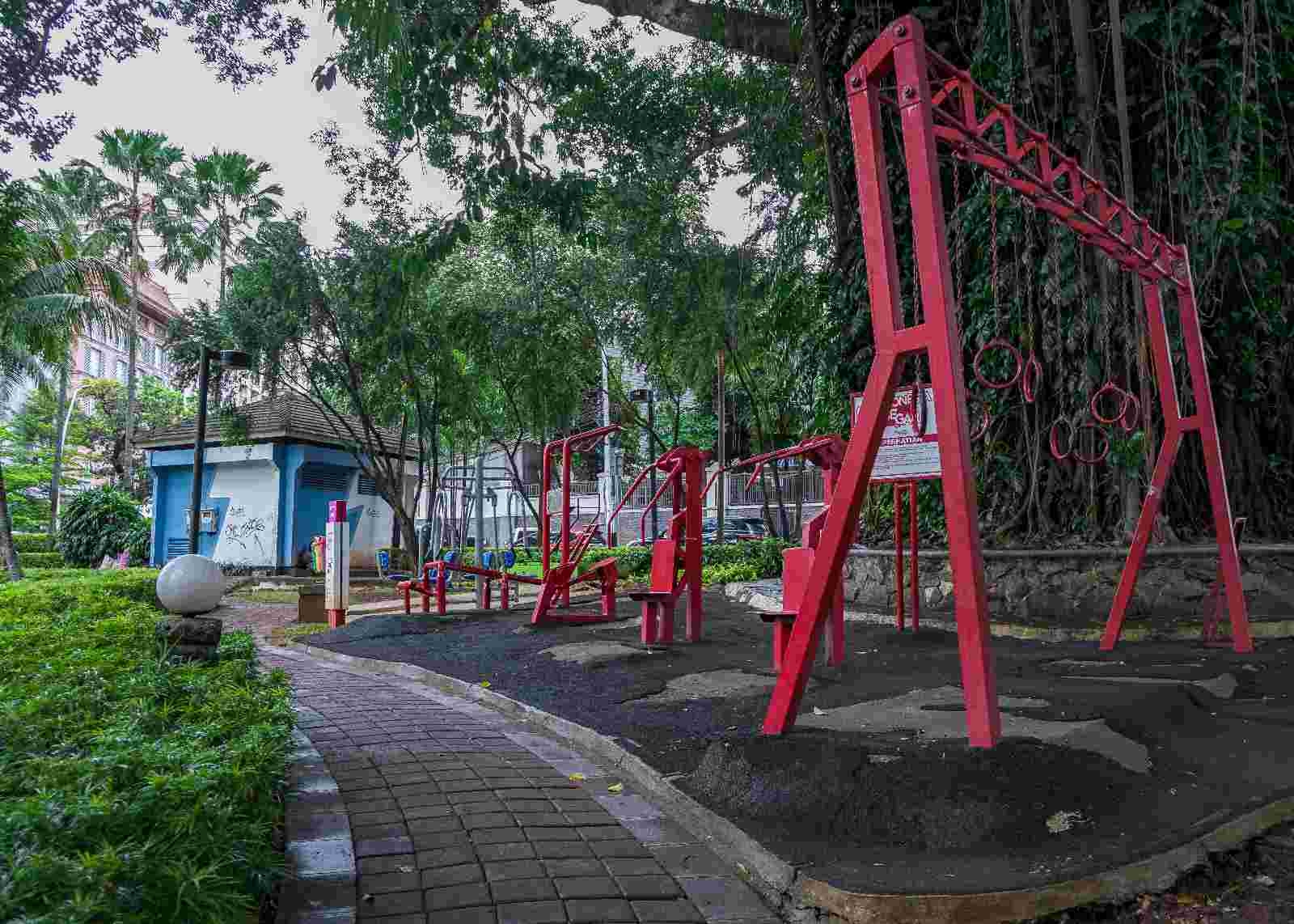 Ideal Jadi Spot Olahraga, Dispora DKI Siap Bangun Berbagai Fasilitas Olahraga di Taman Bendera Pusaka