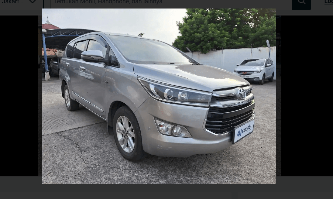 Dijual Rp200 Jutaan, Mobil Bekas Toyota Kijang Innova 2017 Kondisi Like New, Odometer Asli, Cicilan Ringan TDP Rp23 Juta Saja