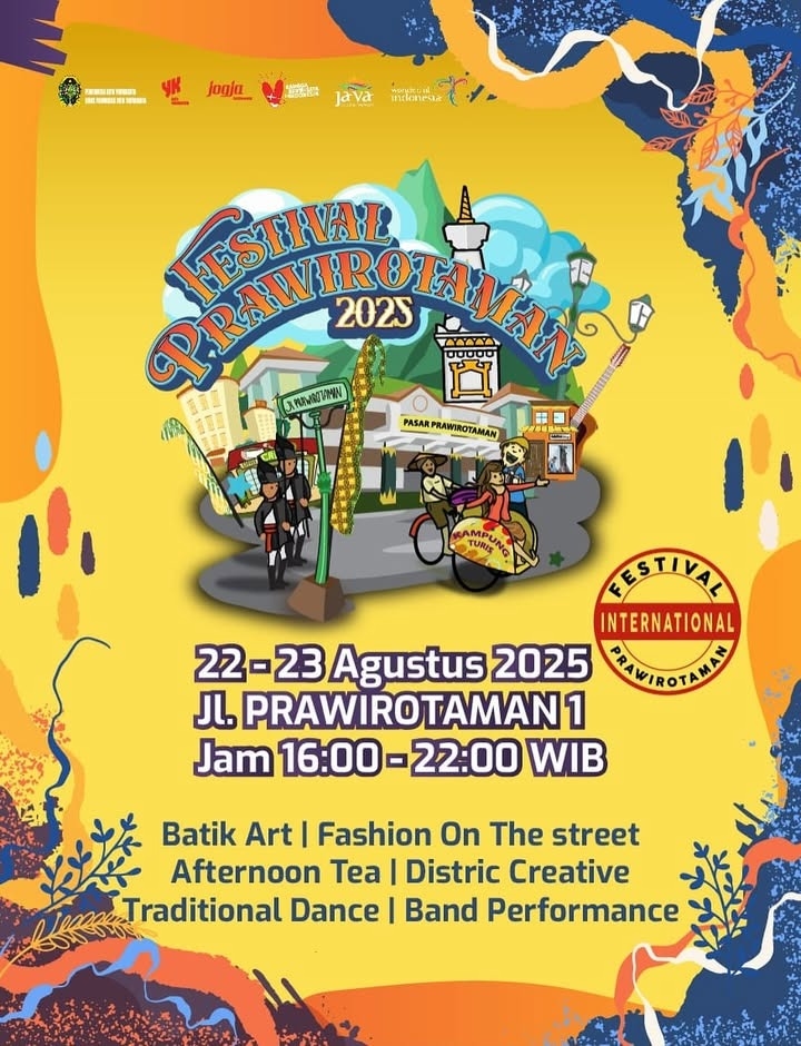 Gratis! Festival Prawirotaman 2025: Pertunjukan Tari Internasional hingga Konser Musik di Jogja Akhir Pekan Ini