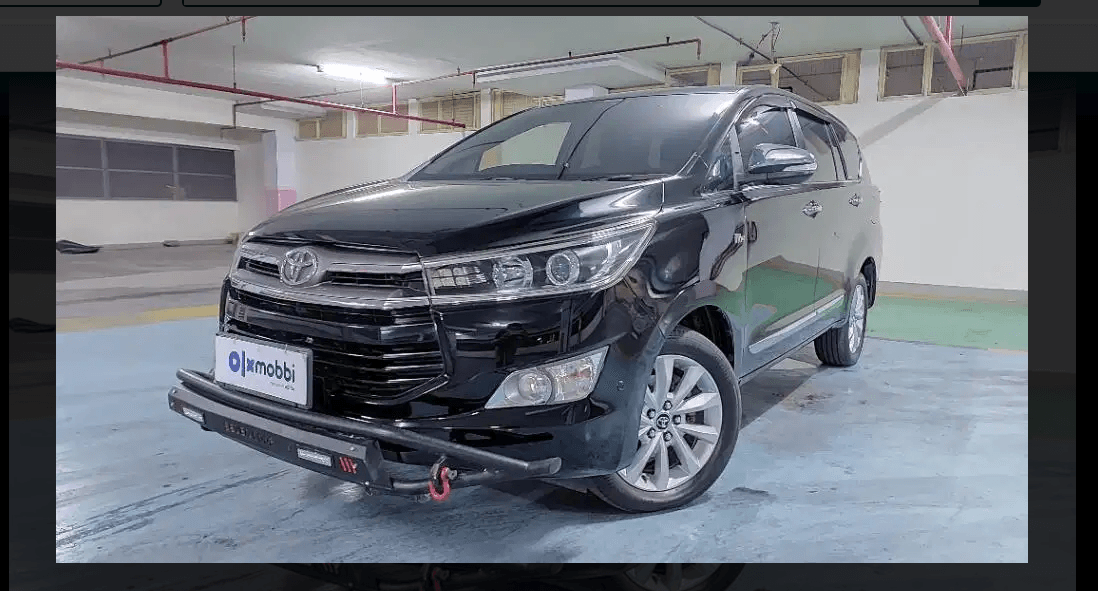 Dijual Murah! Mobil Bekas Toyota Kijang Innova Q AT 2016 Hitam Elegan, Fitur Premium Lengkap, Harga Kredit Lebih Murah dari Tunai
