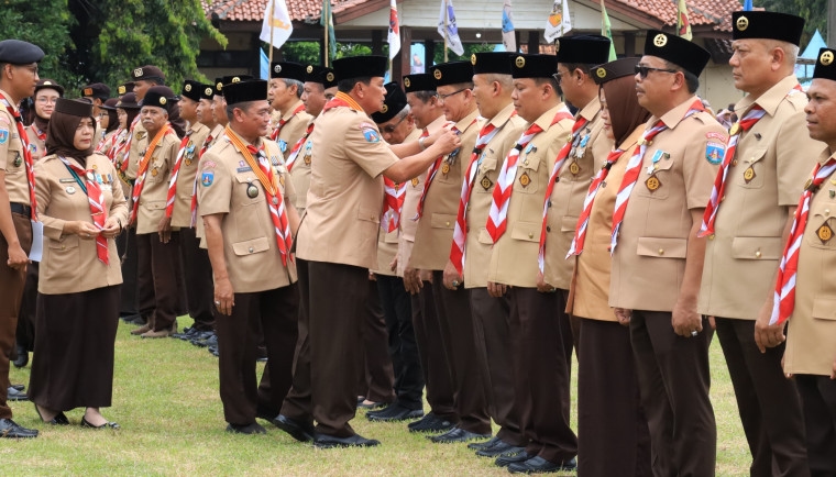 Peringati HUT Ke-64 Gerakan Pramuka, Bupati Maesyal Minta Kwarcab Kabupaten Tangerang Jadi Garda Terdepan dalam Menjaga Keutuhan Bangsa