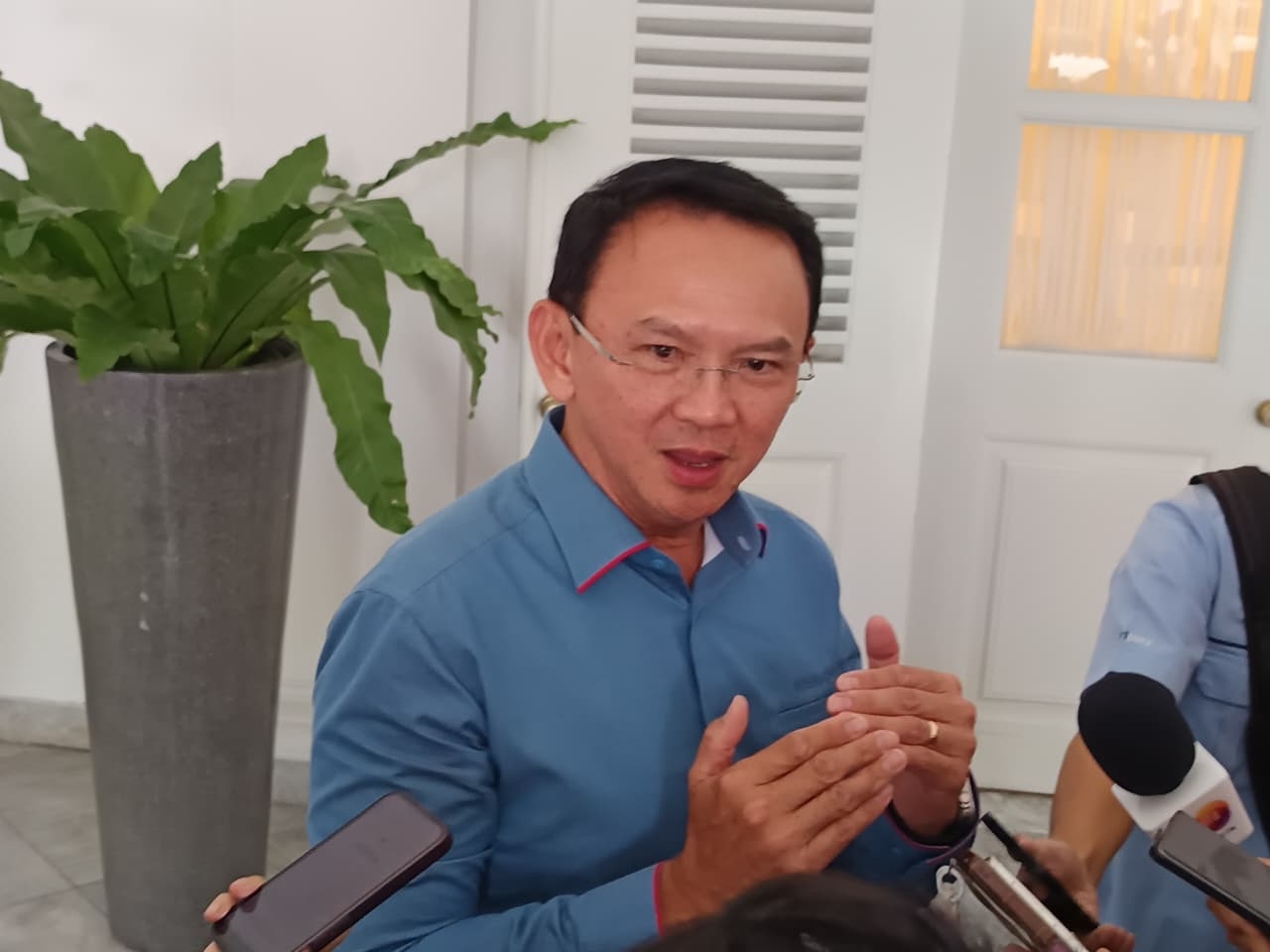 Ahok Temui Gubernur Pramono di Balai Kota, Bahas PBB hingga Sistem Parkir Berbasis Voucher Digital