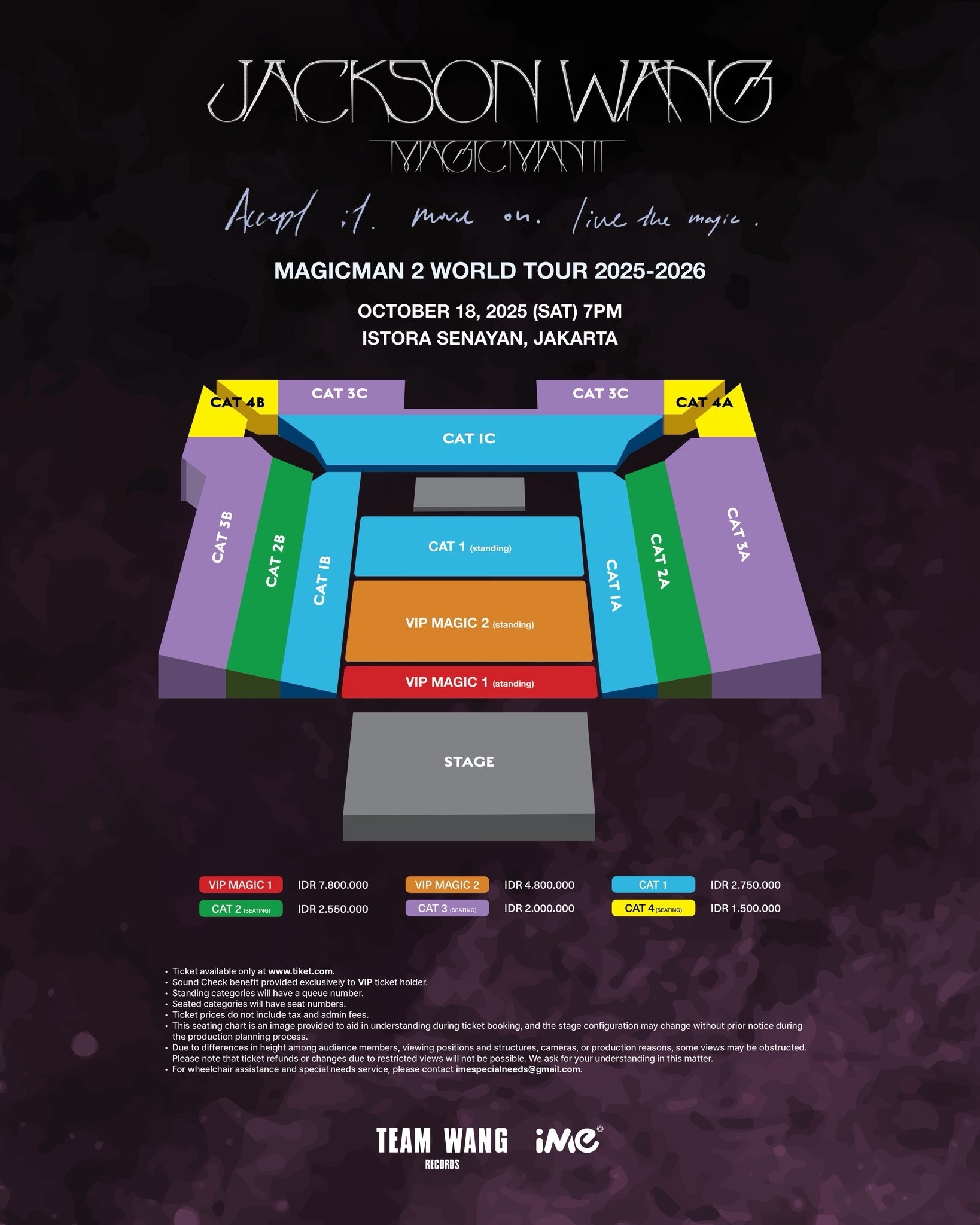 Penyelenggara Konser Jackson Wang MAGICMAN 2 di Jakarta Resmi Umumkan Lokasi dan Harga Tiket, Berikut Rinciannya