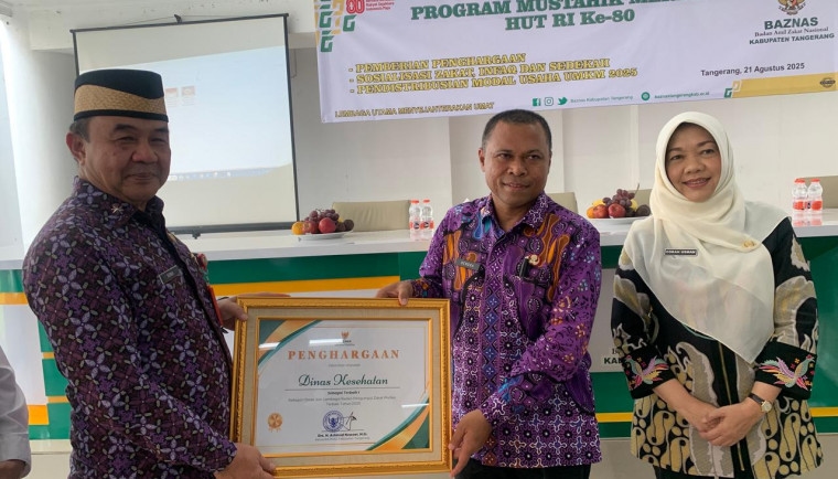 Hadiri Baznas Award dan Pendistribusian Modal UMKM 2025, Sekda Kabupaten Tangerang: Jadikan Momentum Ini untuk Perkuat Ekonomi Umat