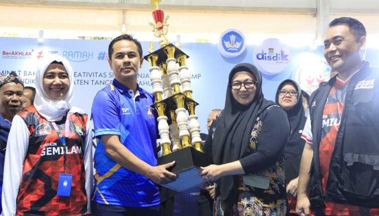 Lomba Minat Bakat dan Kreativitas Siswa SD-SMP Tingkat Kabupaten Tangerang Resmi Ditutup Wabup Intan, Kecamatan Cikupa dan Panongan Raih Juara Umum