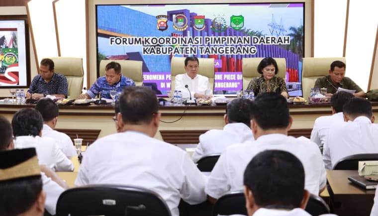 BMKG Prediksi Musim Hujan Berlangsung hingga Akhir Tahun, Bupati Tangerang Minta Camat dan OPD Siaga Antisipasi Bencana Banjir