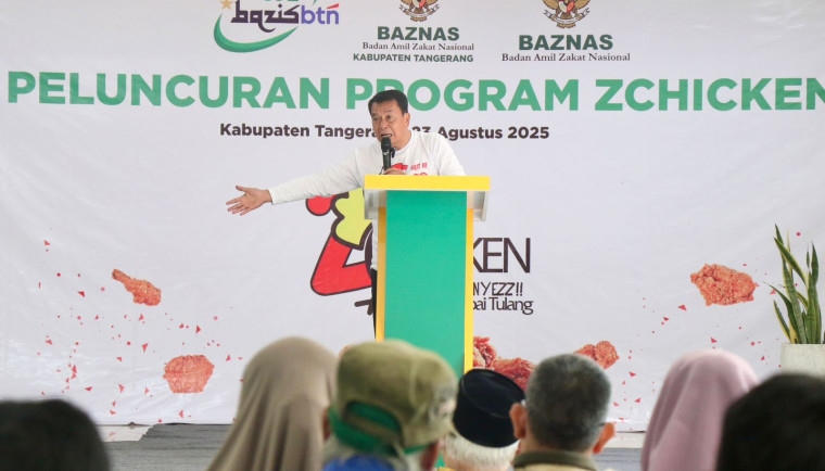 Bupati Maesyal Bersama Baznas Kabupaten Tangerang Luncurkan Program ZChicken, Bentuk Nyata Pemberdayaan Ekonomi Mustahik