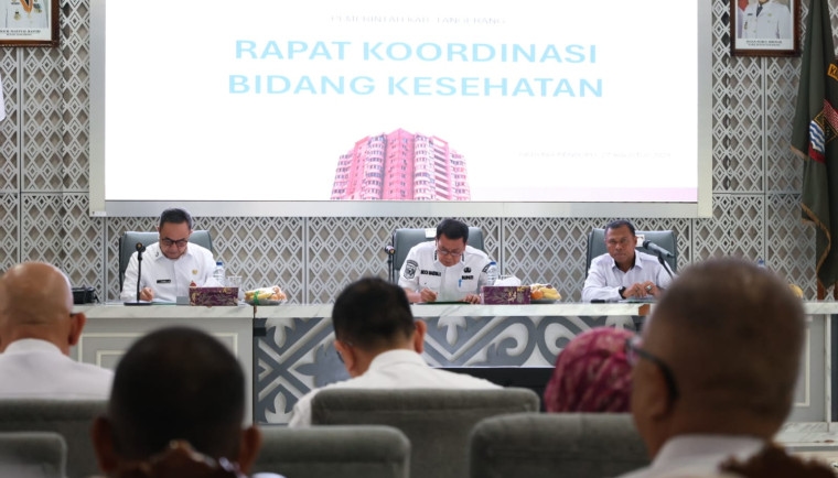 Pimpin Rakor Bidang Kesehatan, Bupati Maesyal Minta OPD Pemkab Tangerang Fokus 4 Komponen Strategis Jadi Prioritas, Ini Rinciannya
