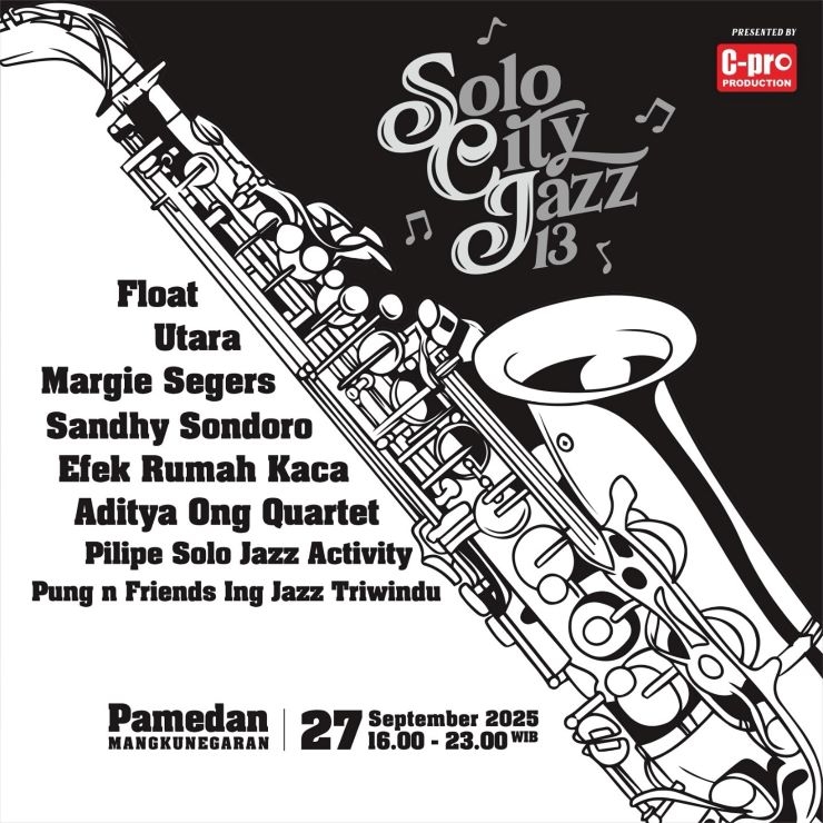 Solo City Jazz Kembali Hadir Akhir Bulan Ini, Menghadirkan Sandhy Sandoro, Efek Rumah Kaca hingga Float, Cek Tanggal dan Lokasi di Sini!