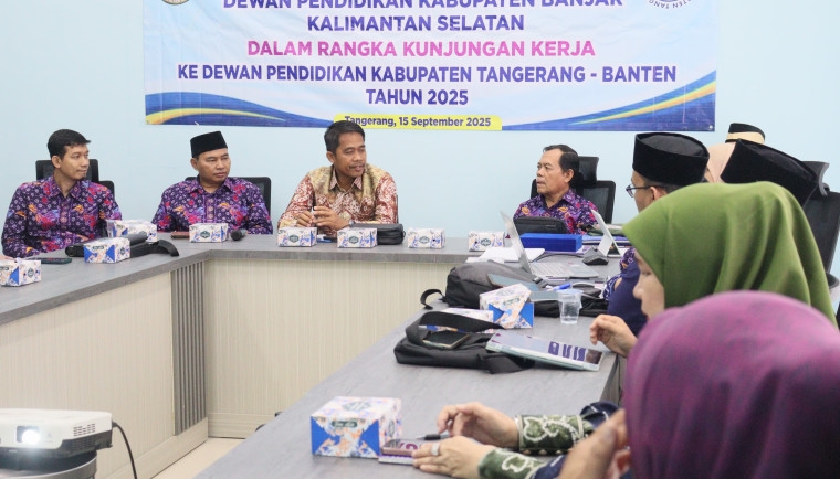 Punya Banyak Program Inovatif, Dewan Pendidikan Kabupaten Tangerang Jadi Tujuan Kunjungan Kerja Pemkab Banjar Kalsel