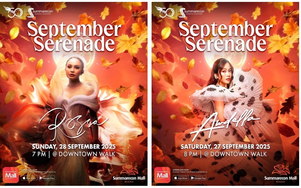 Konser Gratis Akhir Pekan Ini: Ada Awdella dan Rossa di Summarecon Mall Bekasi, Cek Jadwal Detilnya di Sini!