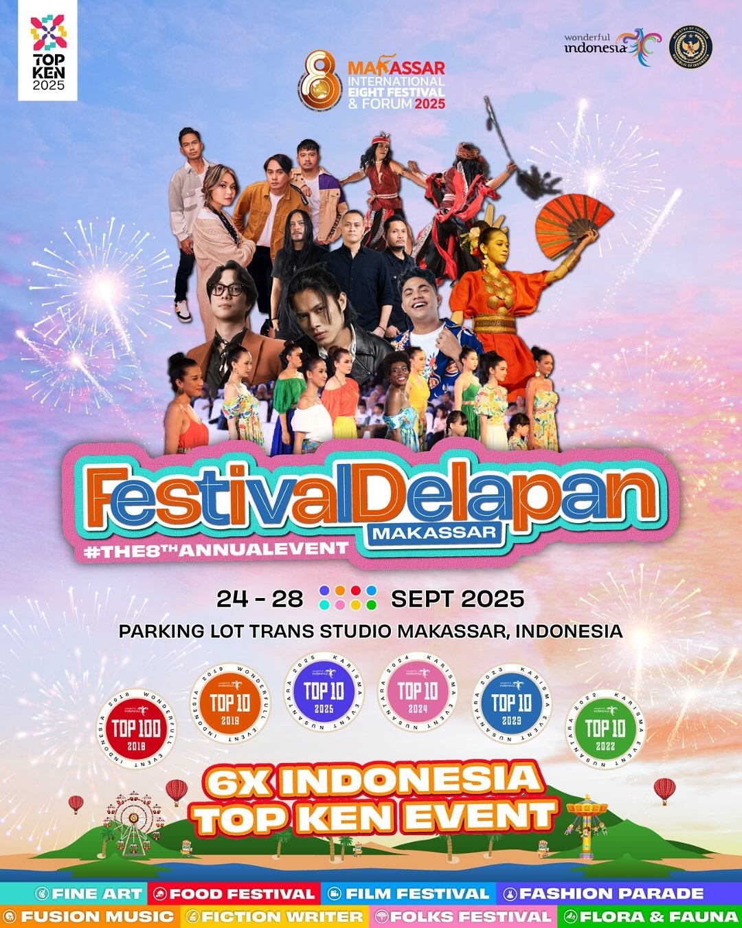 Festival Delapan Siap Guncang Makassar Akhir Pekan Ini, Menghadirkan Andra and The Backbone, Geisha hingga Dikta Wicaksono, Cek Lokasinya di Sini!
