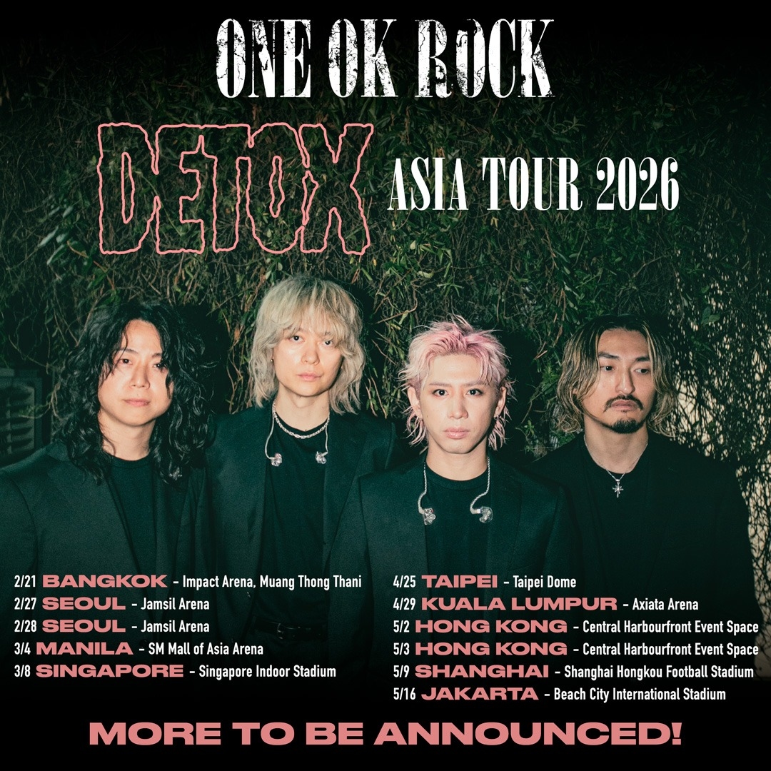 Band Asal Jepang ONE OK ROCK Bakal Konser di Jakarta Mei 2026, Simak Lokasi dan Tanggalnya di Sini!