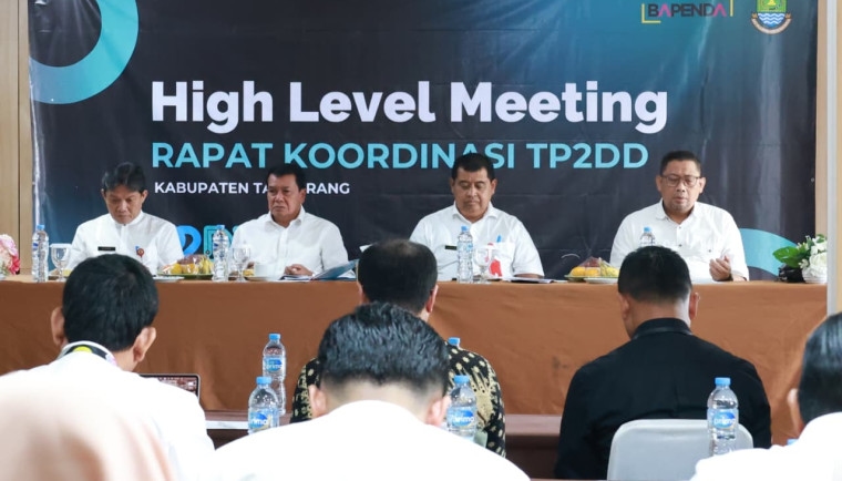 Pimpin Rakor TP2DD, Bupati Tangerang Minta Jajaran Kuatkan Implementasi Transaksi Digital pada Tata Kelola Keuangan