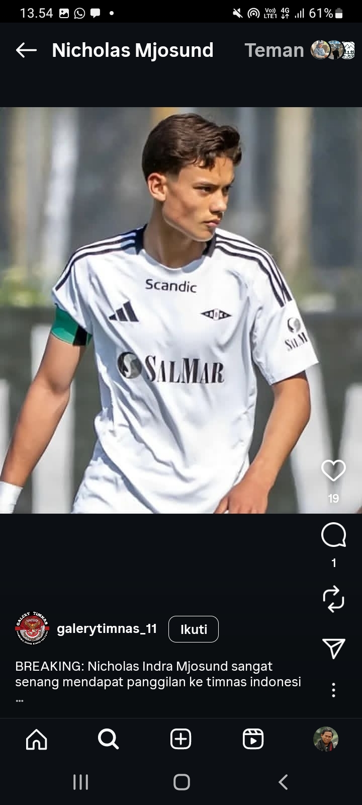 Nicholas Mjosund Jadi Andalan Timnas U-17, Manajer Zaki Iskandar Terus Pantau Talenta Diaspora