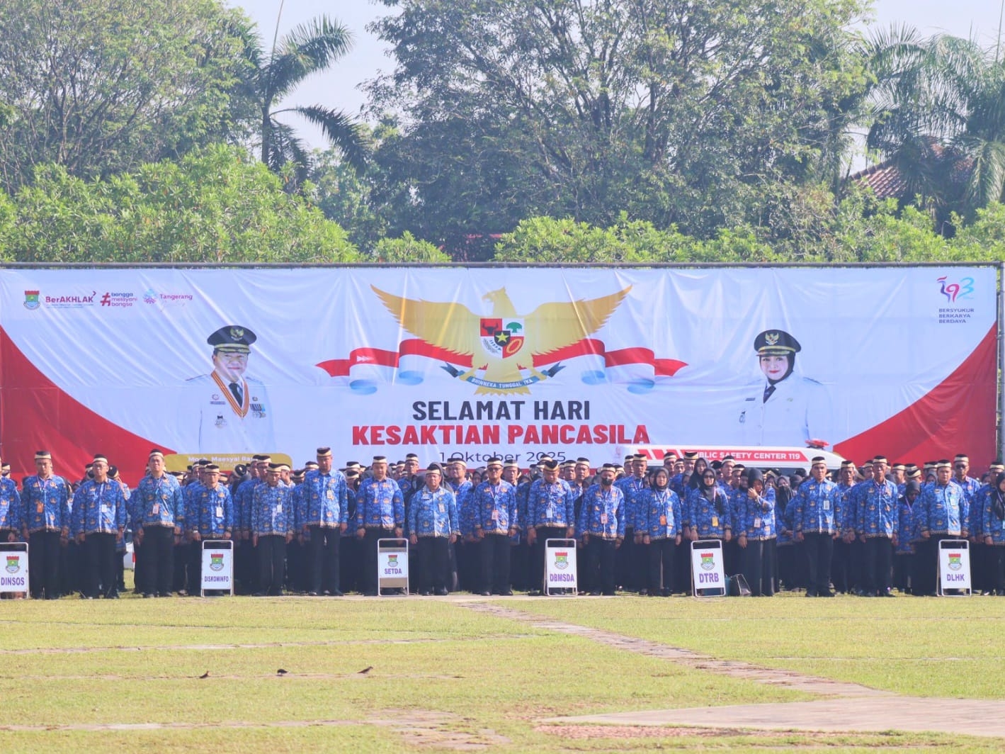 Pimpin Upacara Hari Kesaktian Pancasila, Bupati Tangerang Ajak Masyarakat Bijak dalam Menghadapi Dinamika Sosial yang Kian Kompleks