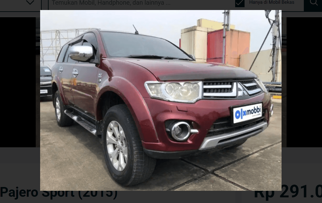 Diesel Tangguh dan Irit BBM! Mitsubishi Pajero Sport Dakar 2015 Merah, Varian Premium 4x2 AT, Sudah Astra Certified, TDP Rendah Cuma Rp 19 Juta