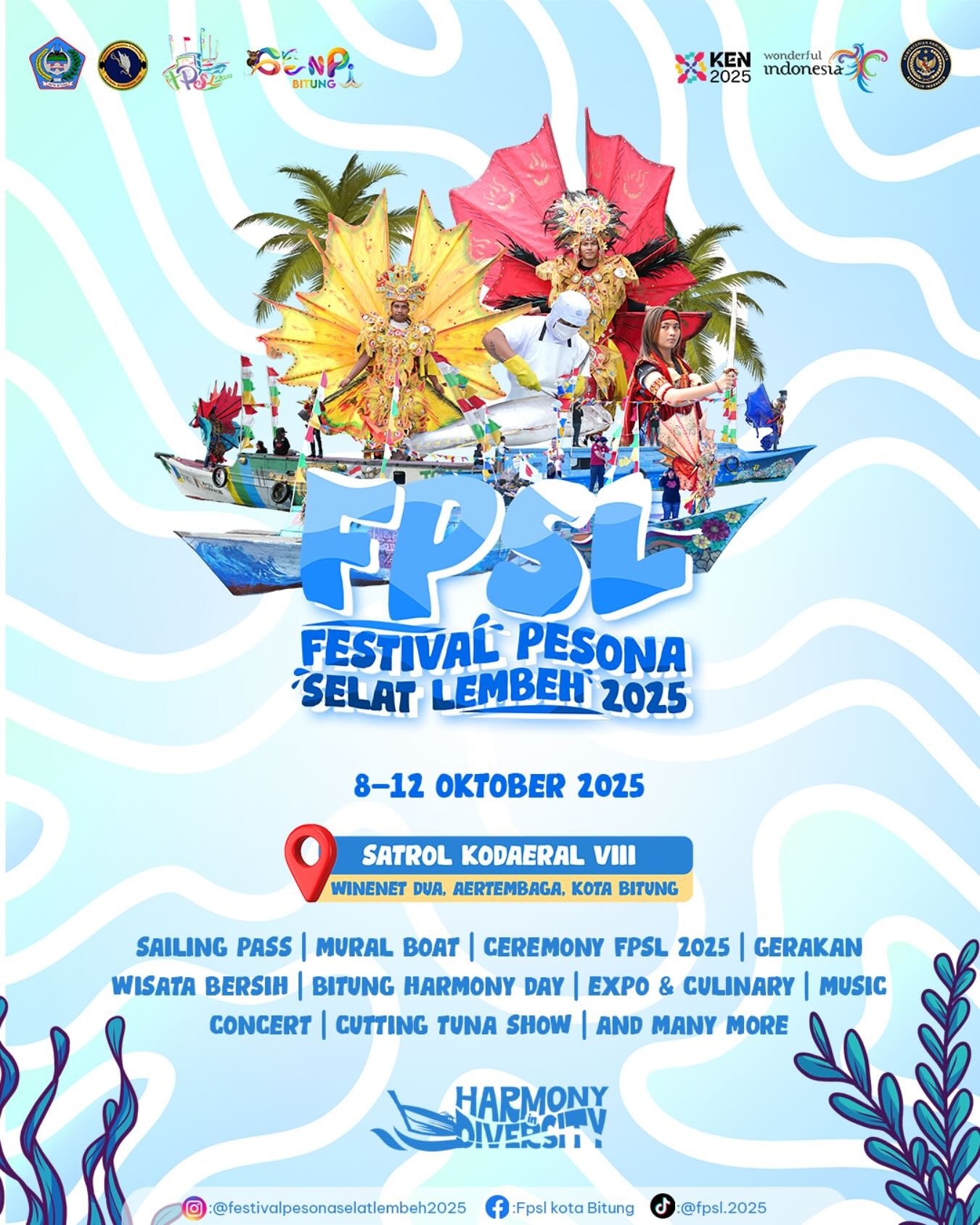 Gratis! Festival Pesona Selat Lembeh Dibuka Hari Ini, Menghadirkan Konser Musik hingga Cutting Tuna Show, Simak Info Lengkapnya