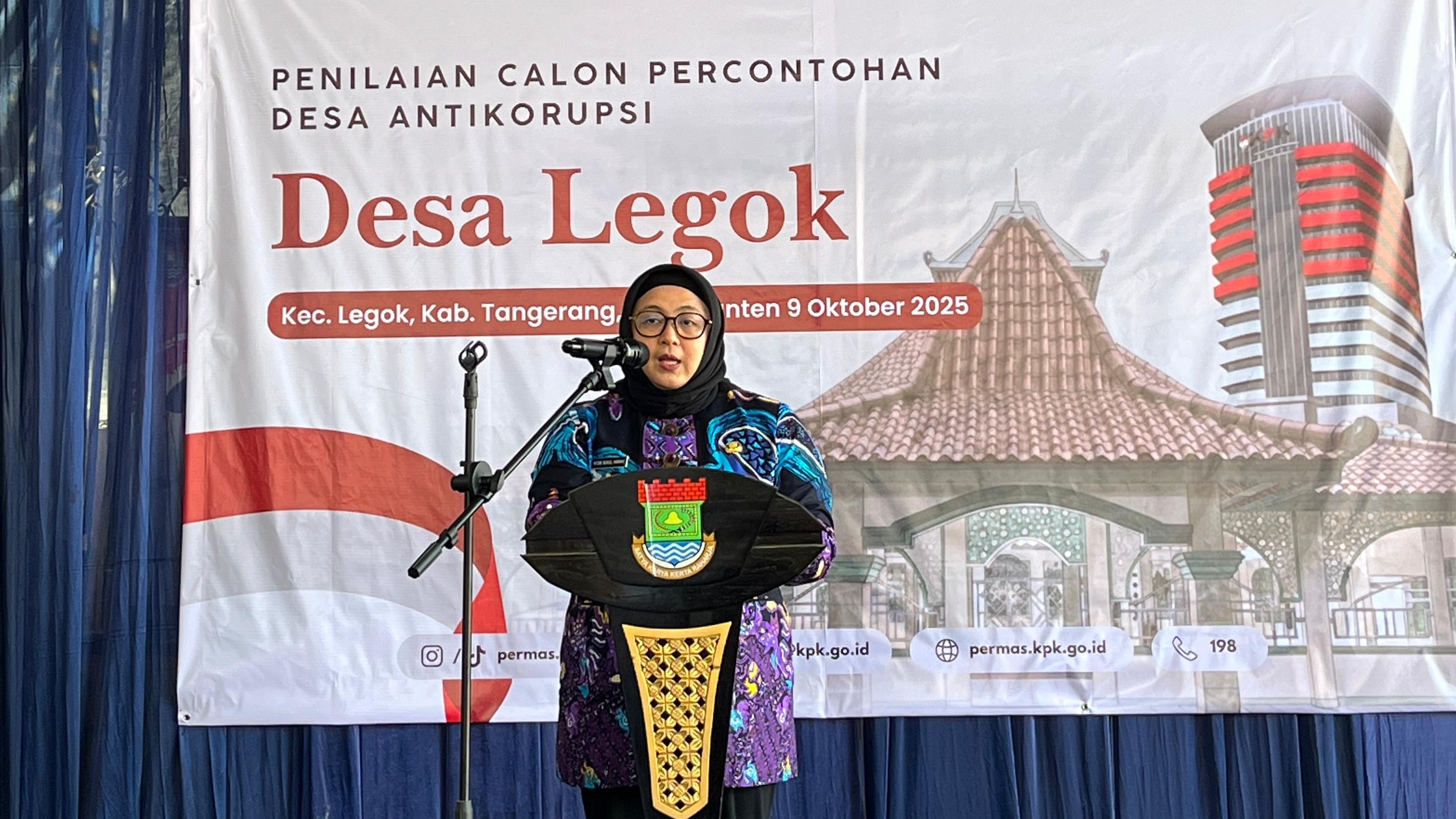 Legok Masuk Nominasi Desa Antikorupsi yang Digelar KPK, Wabup Intan: Bisa Jadi Contoh Tata Kelola Pemerintahan Bersih, Transparan dan Akuntabel