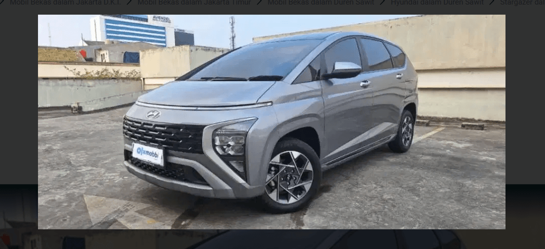 Desain Futuristik dan Fitur Lengkap, Hyundai Stargazer Prime AT 2022 Bekas Dijual Murah, Pajak Super Panjang Hingga 2026, Bebas Banjir dan Tabrak!