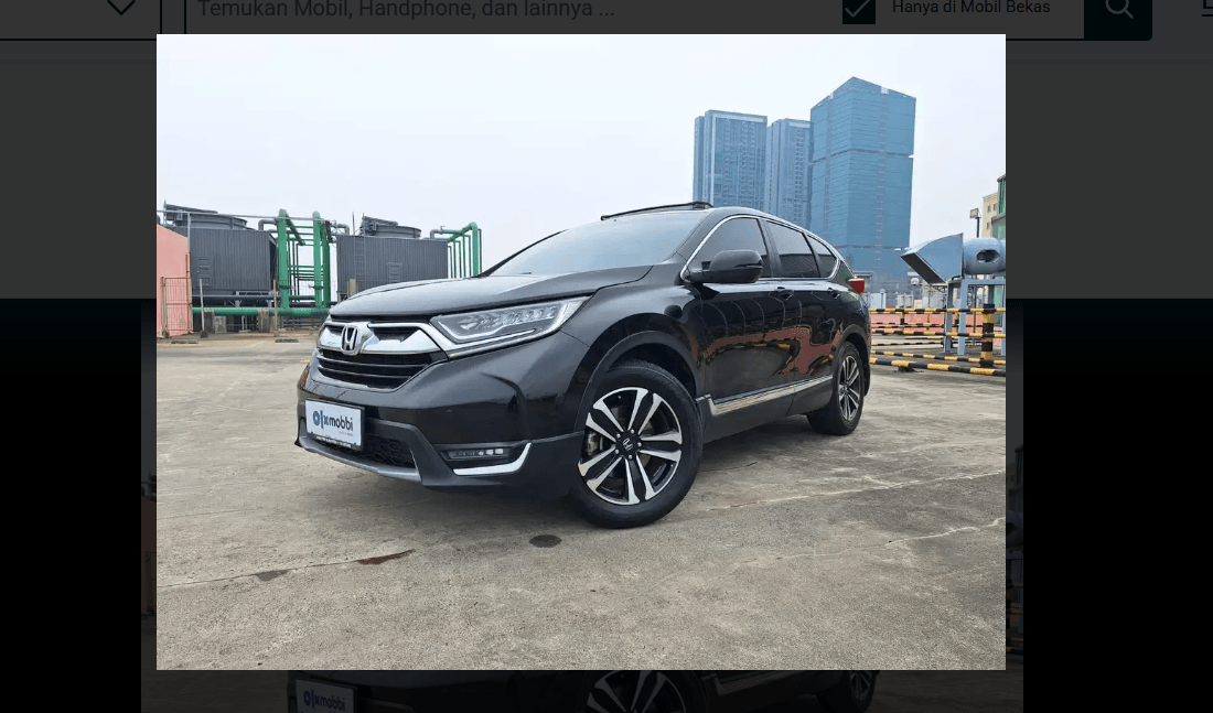 Tenaga Buas 190 PS! Honda CRV Turbo Prestige 2018 Bekas, Tipe Tertinggi dengan Transmisi CVT Paddle Shift, Dijual Harga Tunai Rp 290 Juta