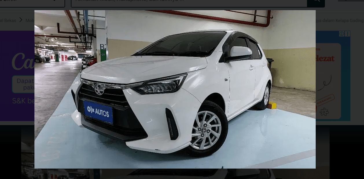 Dibanderol Cuma Rp 6 Juta, Kapan Lagi Bisa Bawa Pulang Mobil Bekas Toyota Agya 2022 ini dengan Angsuran Termurah!