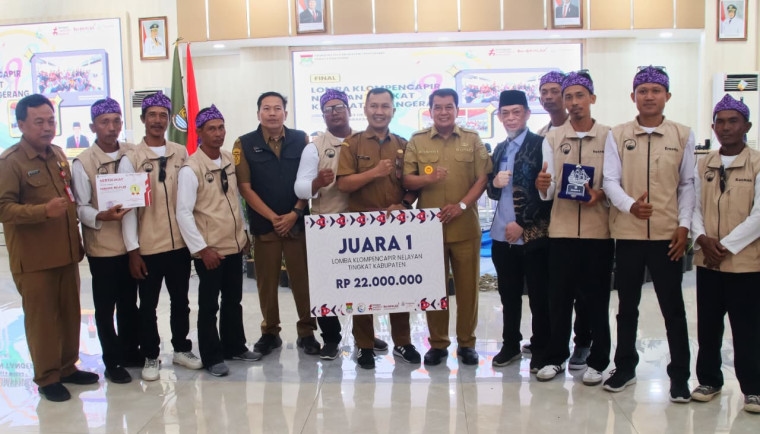 Nelayan Kronjo Juara I Lomba Kelompencapir Tingkat Kabupaten Tangerang, Bupati Maesyal: Momentum Perkuat Semangat Membangun Kawasan Pesisir