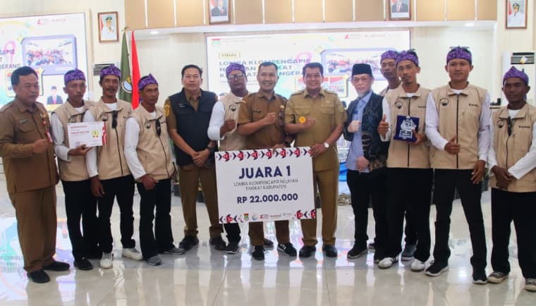 Nelayan Kronjo Juara I Lomba Kelompencapir Tingkat Kabupaten Tangerang, Bupati Maesyal: Momentum Perkuat Semangat Membangun Kawasan Pesisir