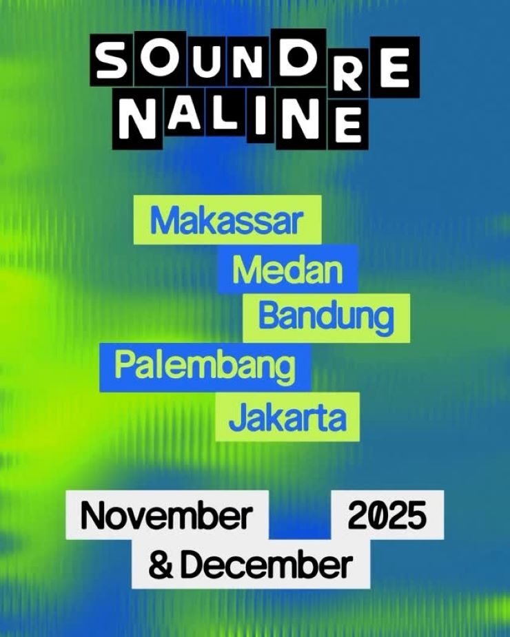 Soundrenaline 2025 Hadir dalam Format Baru, Bakal Digelar di Makassar, Medan, Bandung, Palembang, dan Jakarta, Cek Jadwalnya!