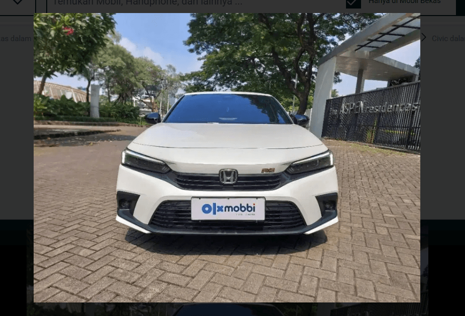 Idaman Bos Muda! Mobkas Honda Civic RS 2022 VTEC Turbo Dijual KM Rendah 34 Ribuan, Dibanderol Harga Kredit Spesial Cuma Segini!