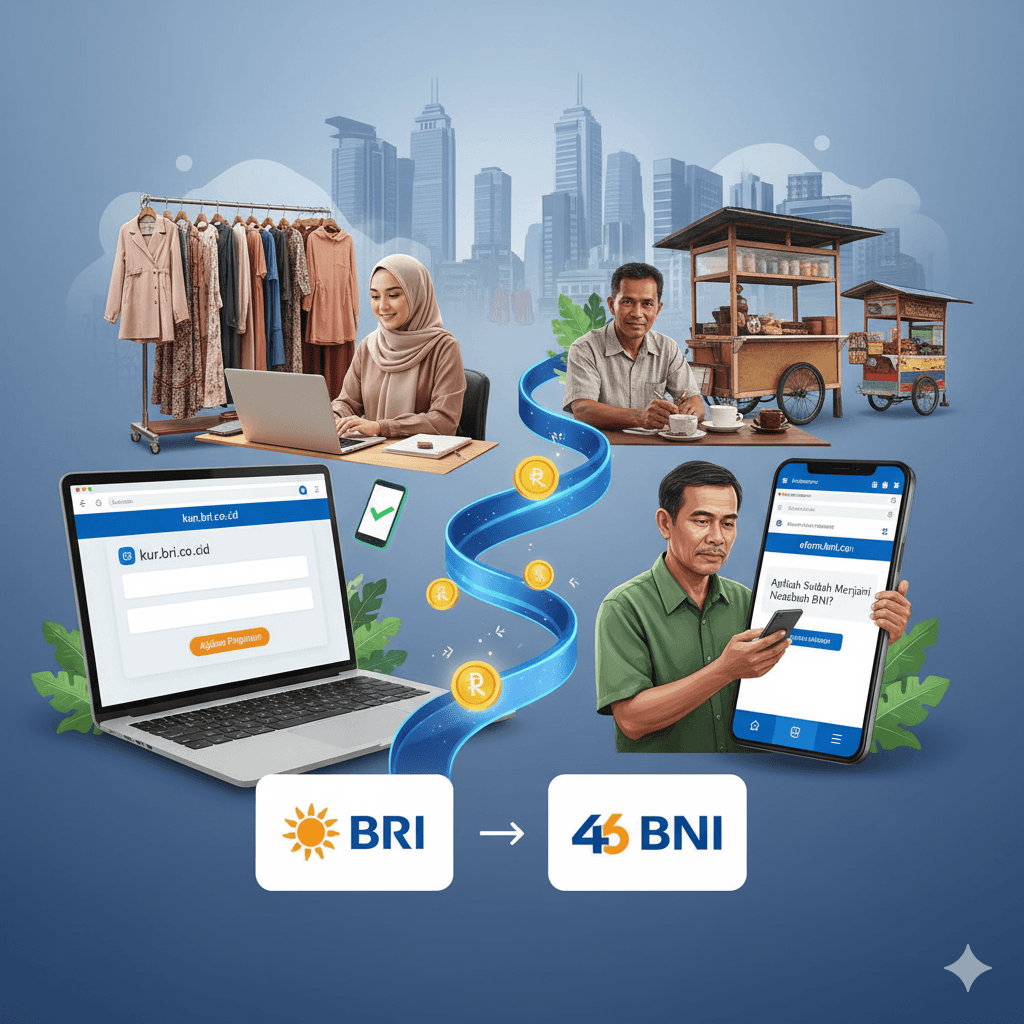 Cara Pengajuan KUR BRI dan BNI Secara Online Tanpa Jaminan, Tinggal Klik Langsung Beres
