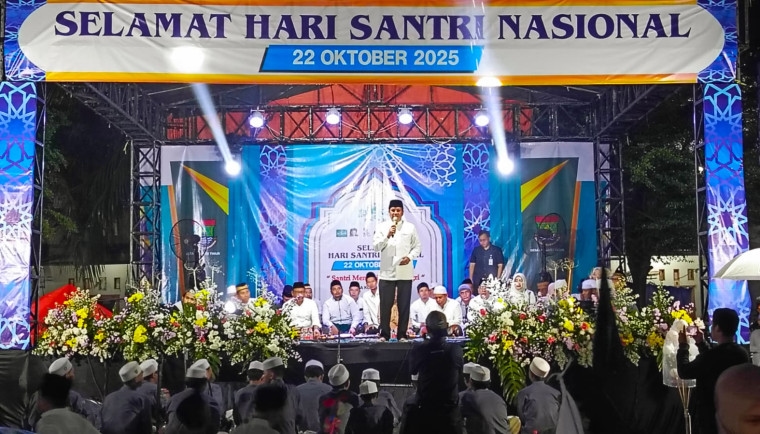Hadiri Santri Mengaji Untuk Negeri di Kosambi, Bupati Maesyal: Pemkab Tangerang Punya Program Bantuan Pembangunan Asrama Pondok Pesantren