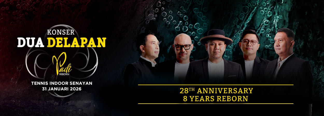 Kuota Terbatas! Tiket Presale Konser Dua Delapan PADI Reborn di Senayan pada Januari 2026 Sudah Mulai Dijual, Segini Harganya