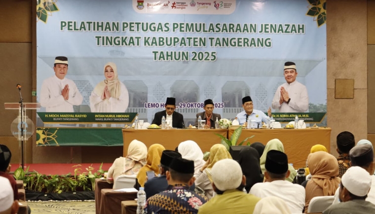 Pemkab Tangerang Gelar Latihan Petugas Pemulasaraan Jenazah, Diikuti Ratusan Orang dari 274 Desa, Guna Tingkatkan Layanan Sosial