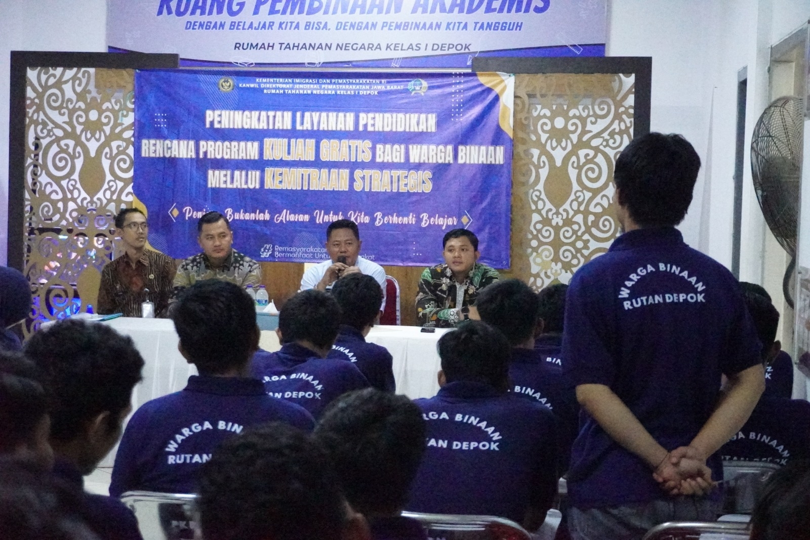 Rutan Kelas I Depok Buka Akses Kuliah Gratis bagi Warga Binaan Lewat Kemitraan Strategis