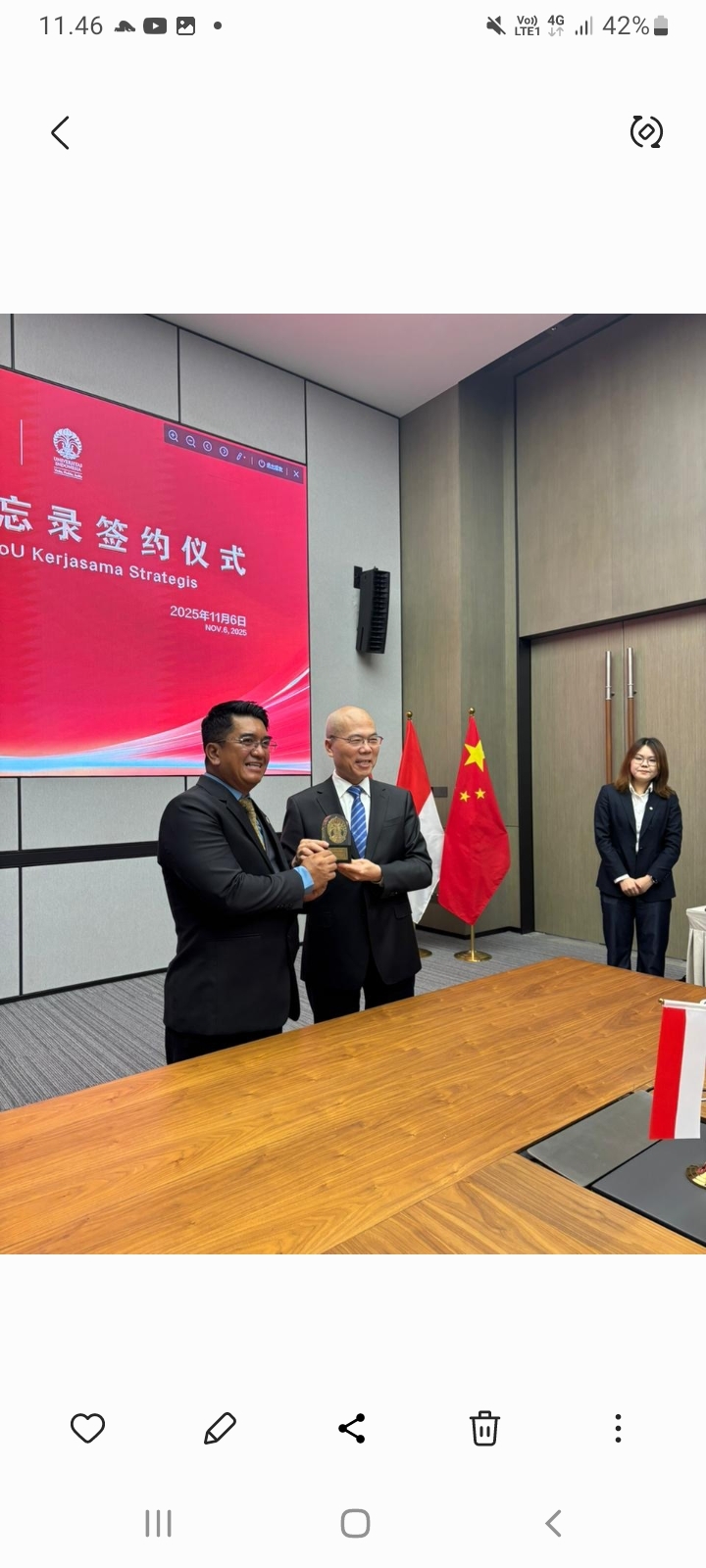 Diplomasi Rektor UI Berbuah Segitiga Emas, UI–Tsinghua–Huayou Dorong Hilirisasi Nasional