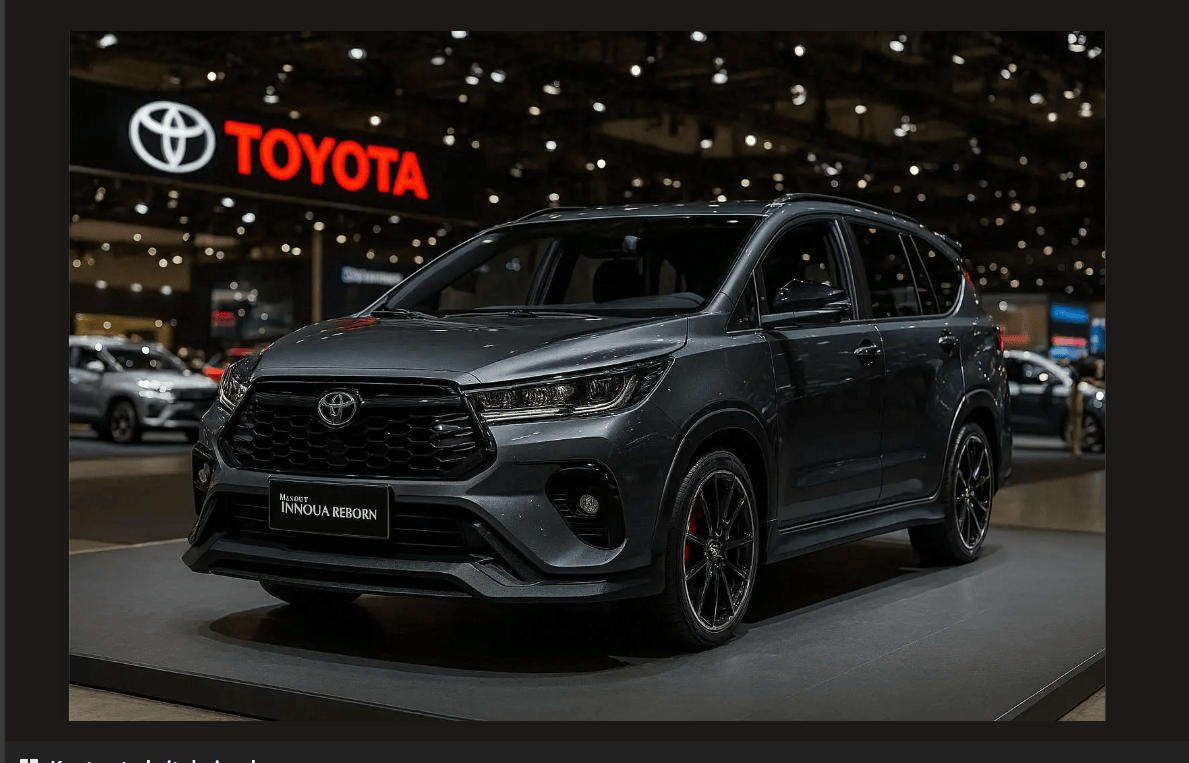 Jadi Mobil Keluarga Sejuta Umat, Akhirnya Toyota Akan Rilis All New Innova Reborn Versi 2025 yang Akan Menggebrak Pasar Otomotif Tanah Air