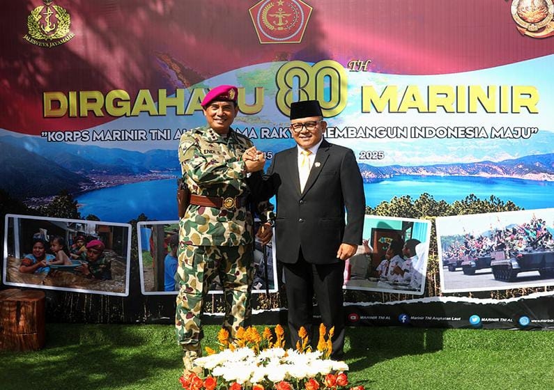 Hadiri HUT ke-80 Marinir, Legislator Golkar Basri Baco Ingatkan Wajibnya Sinergi Pemda dan Forkopimda