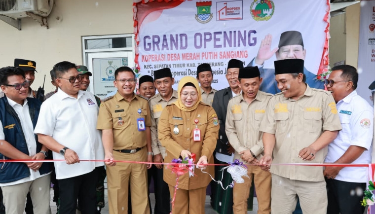 Grand Opening Kopdes Merah Putih Sangiang, Wabup Tangerang: Tak Hanya Jualan Sembako, Nantinya Juga Ada Pelayanan Simpan Pinjam