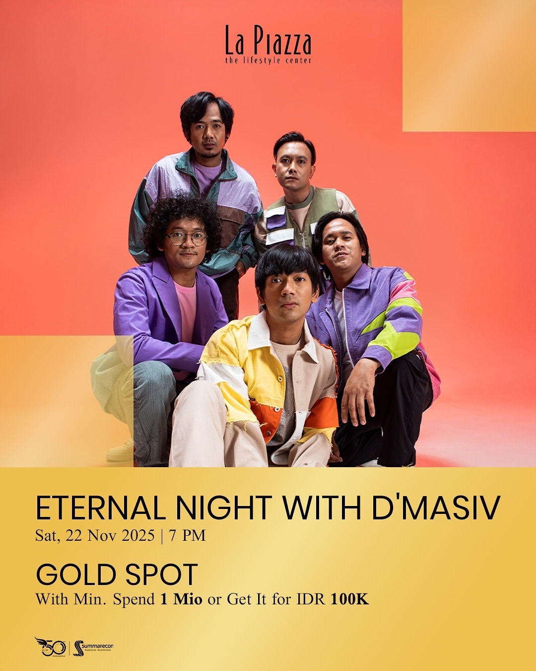 5 Konser Gratis di Jabotabek Akhir Pekan Ini: 22-23 November 2025, Ada D'Masiv, Rizky Febian hingga Nadhif Basalamah, Cek Lokasinya!